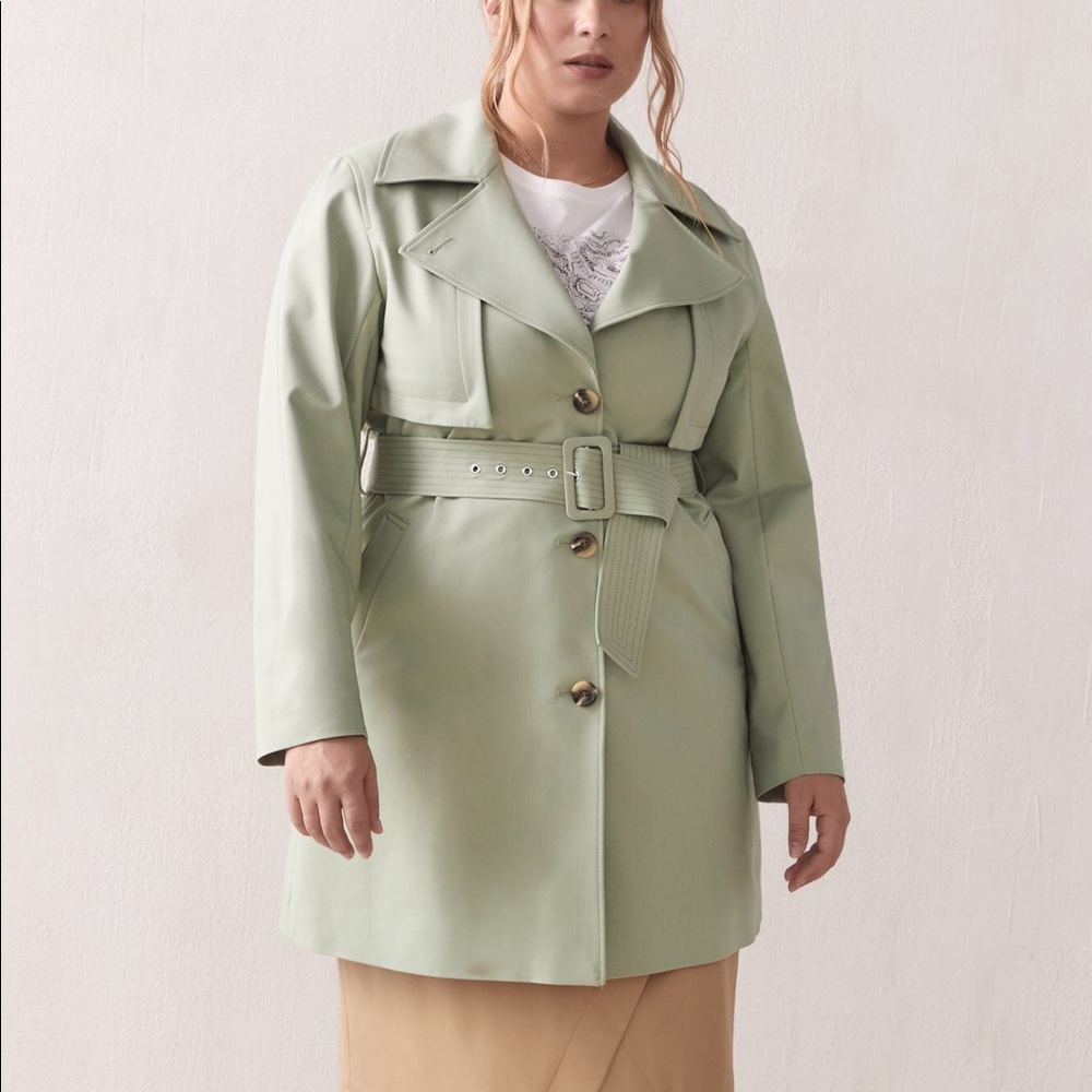 Pistachio Trench - Picture 2 of 6